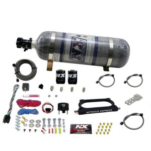 Ford Mustang Nitrous Plate Kit - Nitrous Express - Composite Bottle + Billet Nitrous Plate - `07-`14